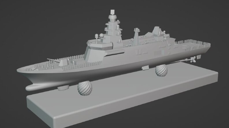 3D F515 gemi modeli