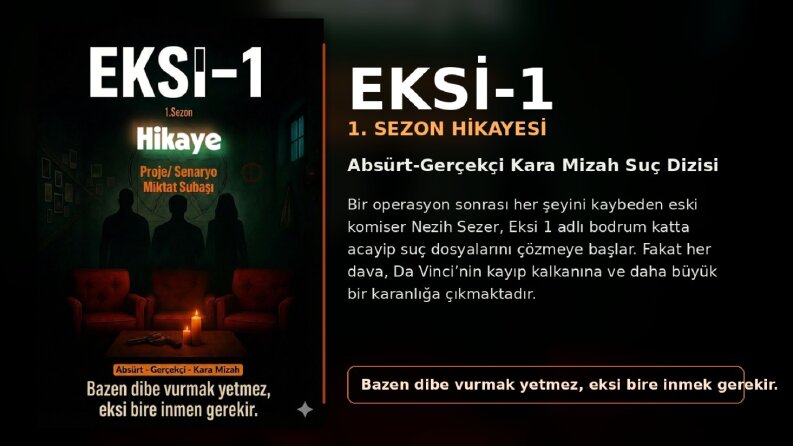 EKSİ-1 | Absürt-Gerçekçi, Kara Mizah Dizisi Örneği