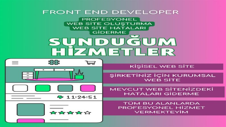 Web Sitesi Oluşturma Mevcut Web Sitesindeki hataları Giderme