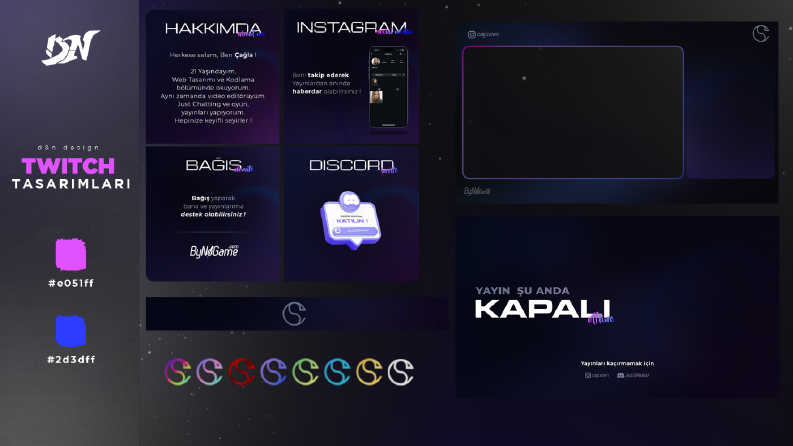 CaglaSen - Streamer Overlay