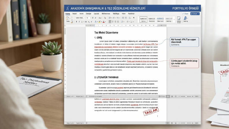 Akademik Tez Düzenleme, Format ve Kaynakça Yönetimi