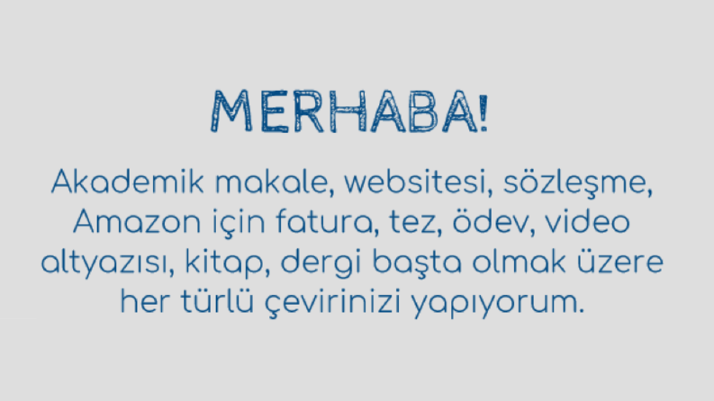 İş örneğim