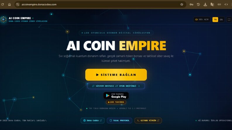  AI Coın Empire - İnteraktif AI Simülasyonu