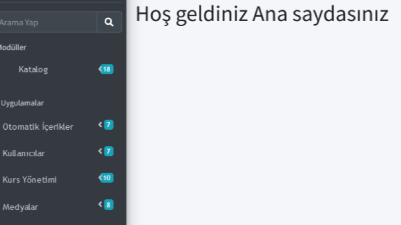 burdara bir CMS varrr ?