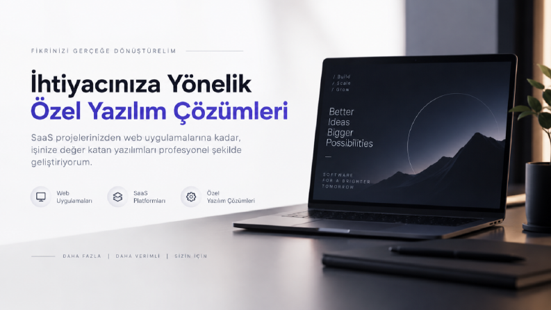 Ben ihtiyacınıza yönelik özel yazılım geliştiririm