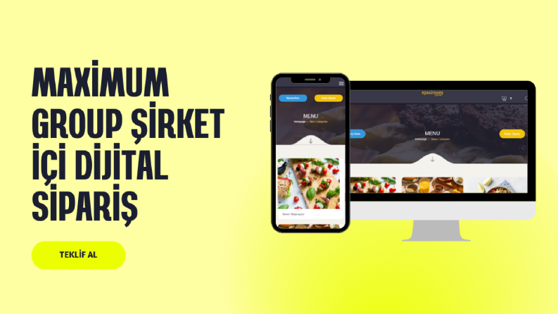 Maximum Group Dijital Menu Ve Online Sipariş