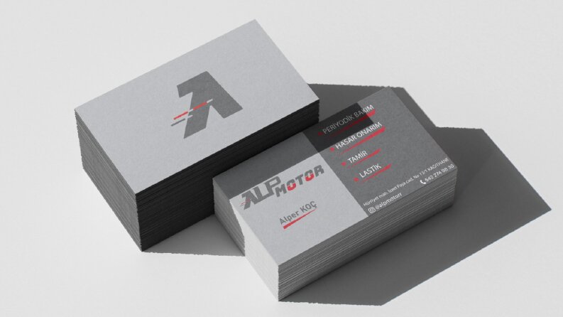 Alp Motor Kartvizit Çalışması
