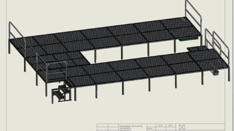 Özel tasarlanmış hareketli platform