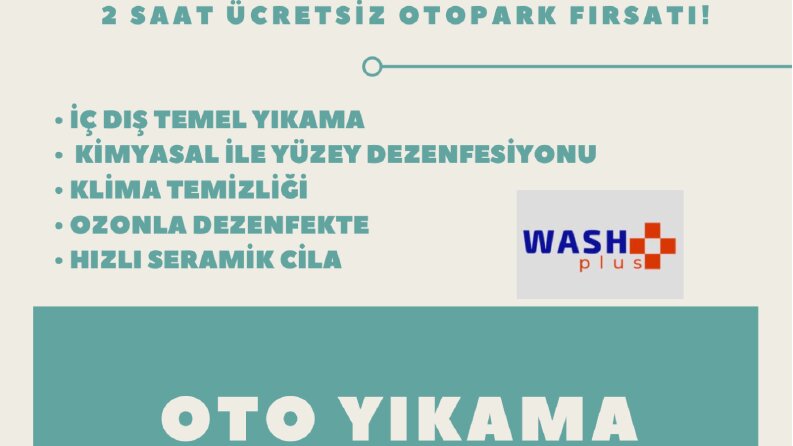 Oto Yıkama Reklam Tasarımı