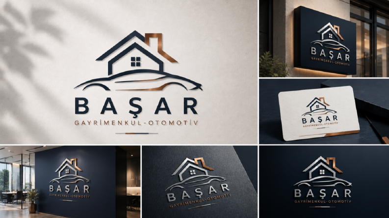 Başar Gayrimenkul & Otomotiv | Logo & Marka Kimliği