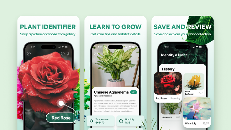 Plant Identifier - App Store Görselleri