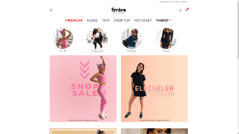 Timbre for you. - E-ticaret Sitesi 
