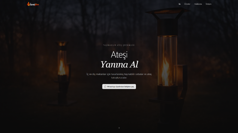 Modern Full-Stack Web Uygulaması – İsmiFire