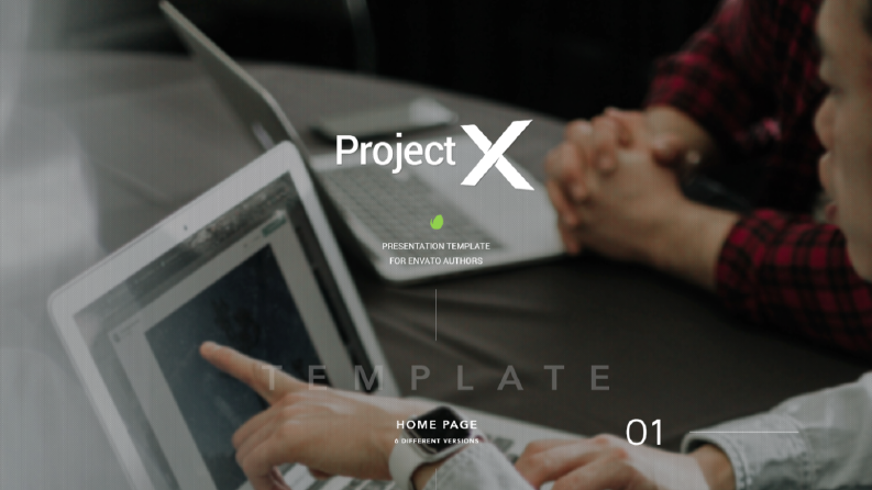 Project—X Presentation Template (PSD)
