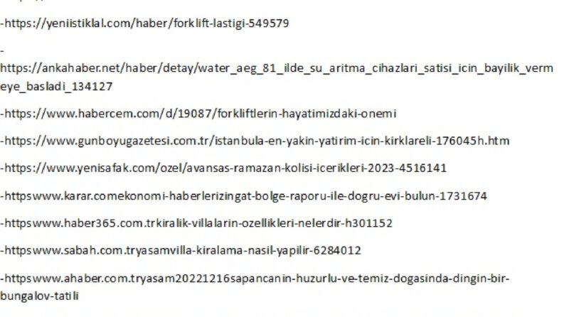 tanıtım yazısı - backlink