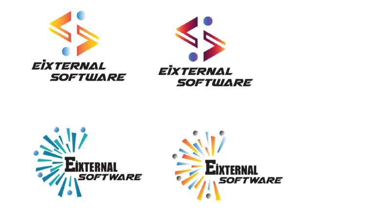 EixternalSoftware Logo Tasarımları