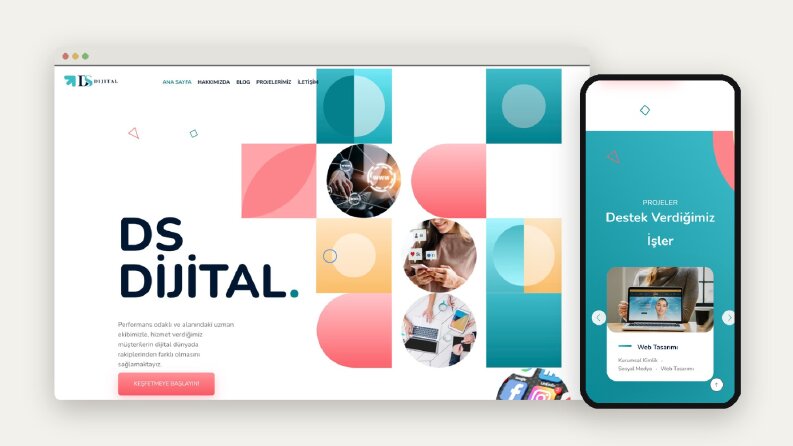 DS Dijital Ajans Web Sitesi Tasarımı