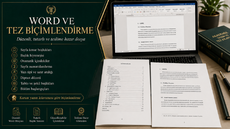 Tez Yazım Kılavuzuna Uygun Word Biçimlendirme