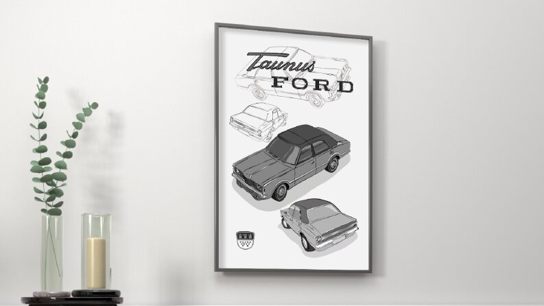 POSTER TASARIMI-Ford Taunus