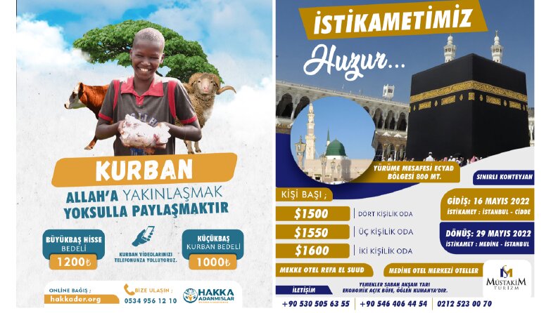Hakkader ve Müstakim Turizm Afiş Çalışmaları