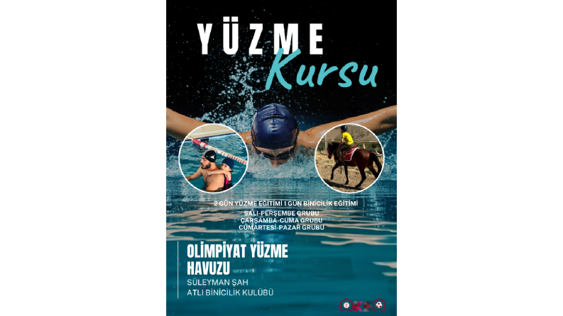 AKSA / Yüzme ve Binicilik Afişi