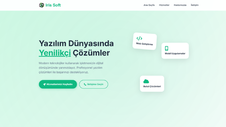 Iris Soft - Web Sitesi 