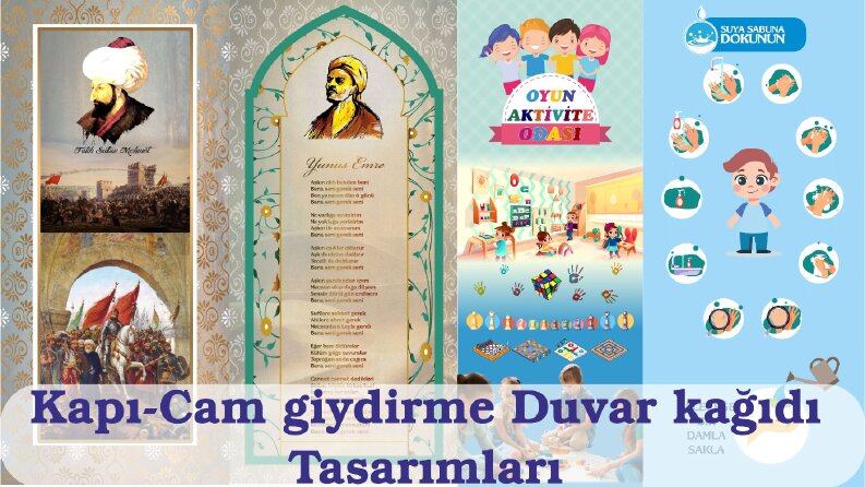 Kapı giydirme-Cam giydirme Tasarımları