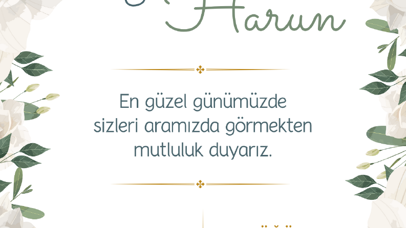 Etkinlik için Tasarlanan Kurumsal Davetiyeler
