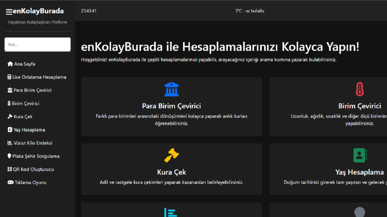 enkolayburada.com - Türkiye'nin En Kolay Platformu