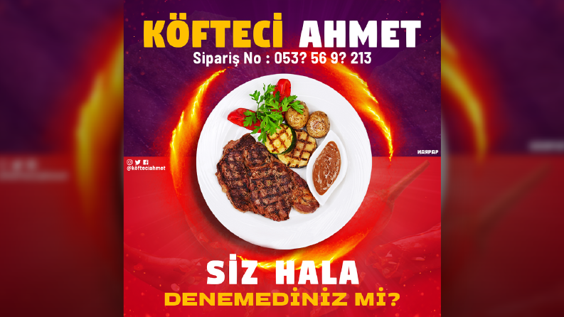 Yemek Reklam Afişi (Food Advertising Poster) - 4