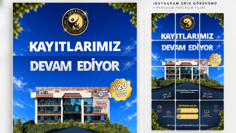 Eryaman Ortadoğulular Koleji | Sosyal Medya Tasarımı