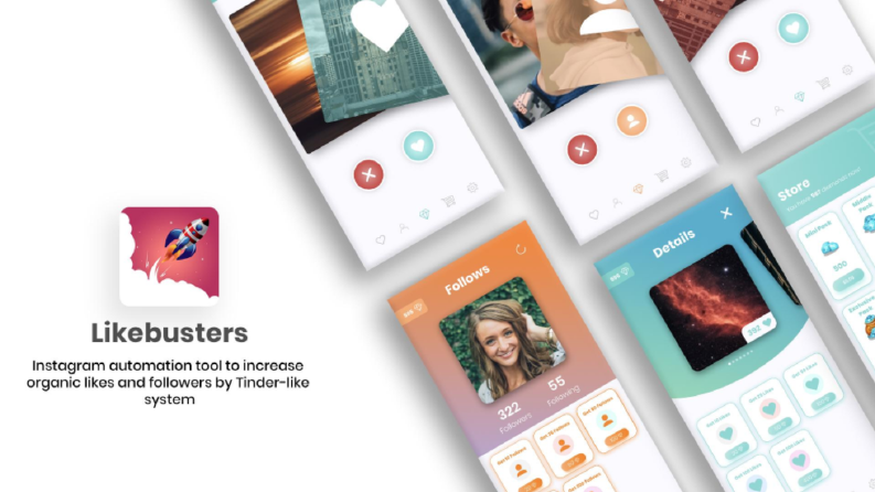 Likebusters - Mobile UI/UX Design - Mobile Store View