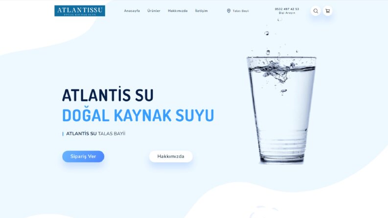 Atlantis Su / Web Tasarımı