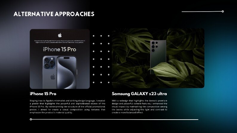 APPLE - SAMSUNG afiş tasarımı