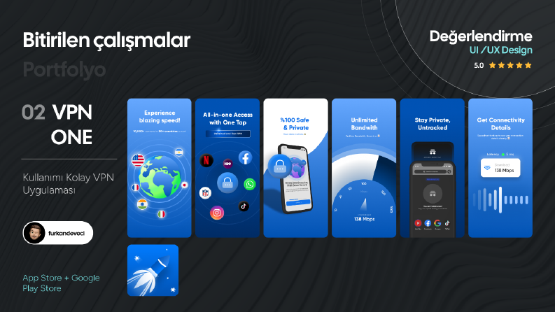 VPN ONE - App Store Görselleri