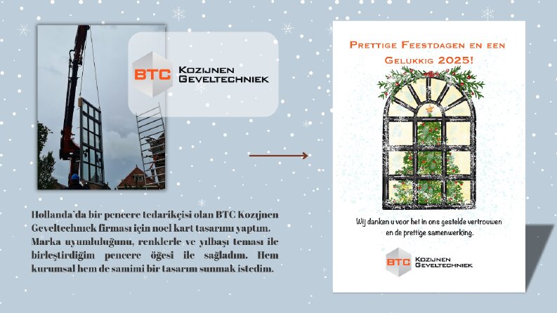 BTC Kozijnen Geveltechniek - Noel Tebrik Kartı