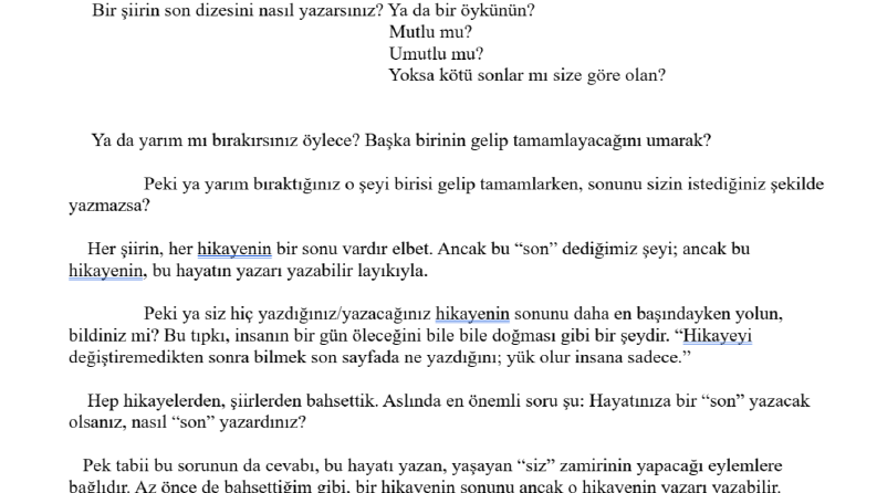 İş örneğim
