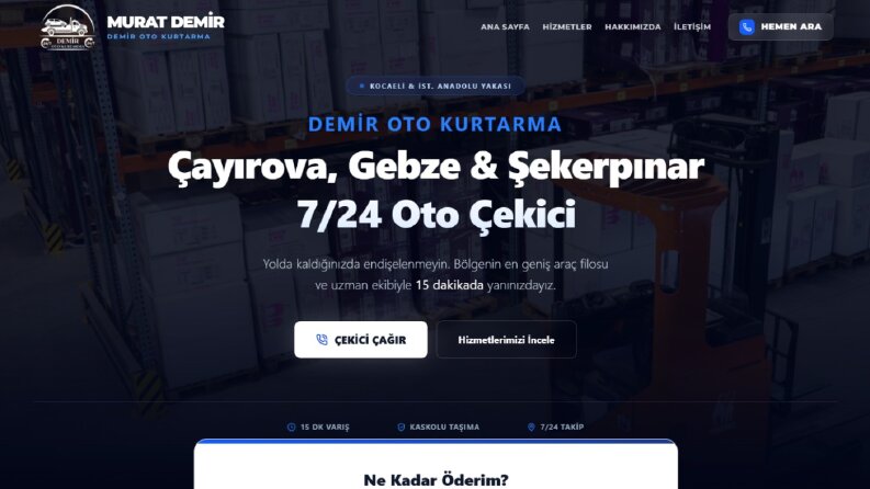 özel modern ve hızlı yönetim panelli web sitesi