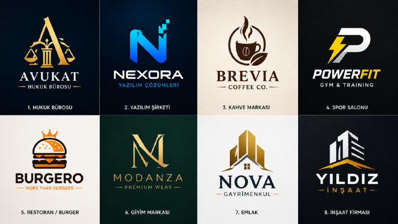 Marka Özel Bazı Logo Tasarımlarımız