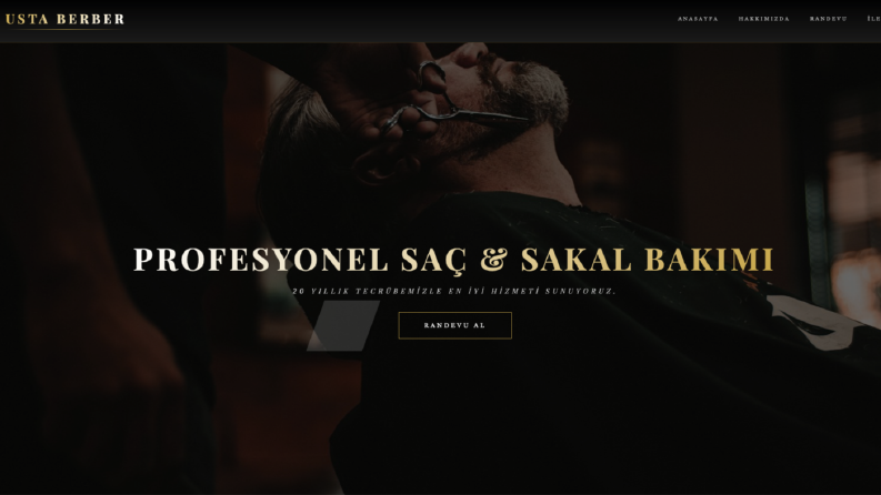 Modern Berber Web Sitesi Demo Projesi