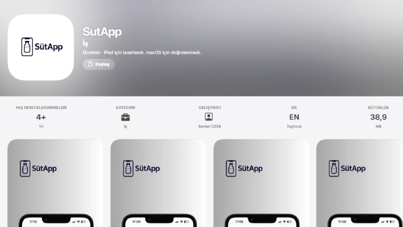 Süt App - Süt Toplama Firmaları İçin App