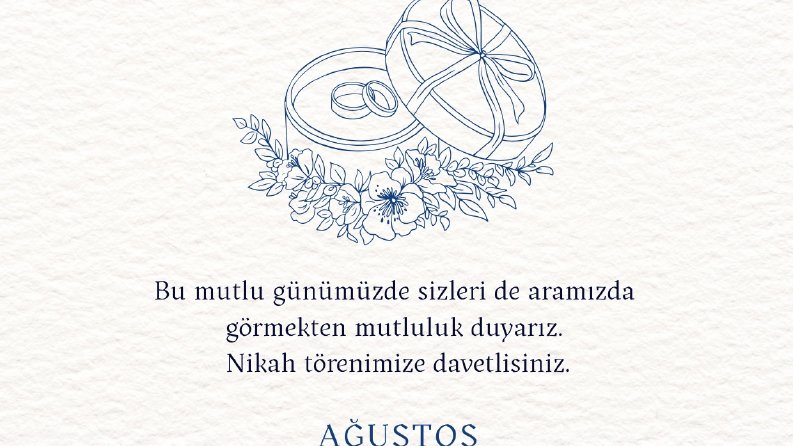 Davetiye hazırlayabilirim 
