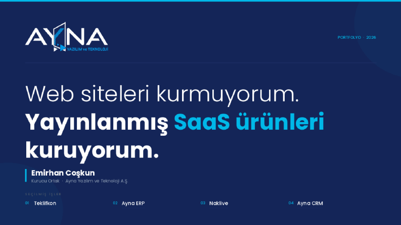 Kurumsal Web Sitesi, Landing Page ve Admin Panel Uzmanı