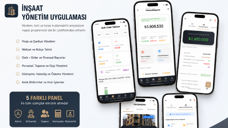 İnşaat Firması ERP Sistemi