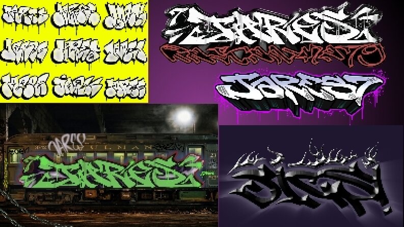 graffiti ve yazı