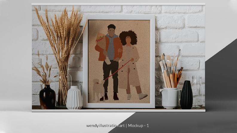 WendyIllustratorArt - Mock Up Giydirme