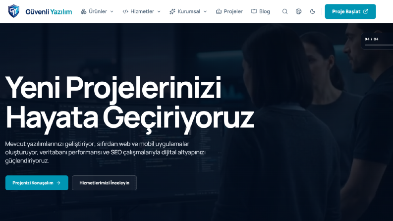 Guvenliyazilim.com - Özel Web Sitesi Geliştirme