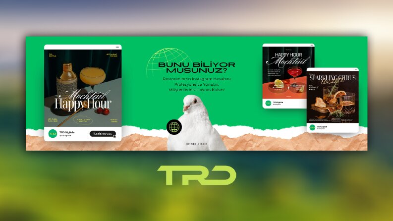 Restaurantlarınıza Özel Olarak Post Tasarımı Yapabilirim