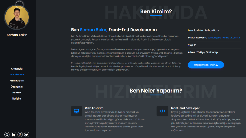 Portfolio Web Tasarım