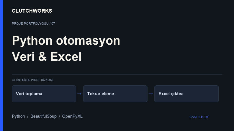 Python | Firma Verisi ve Excel Otomasyonu